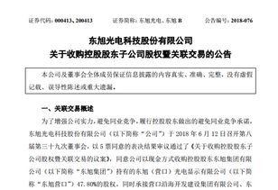 東旭光電戰略布局再落一子 1.96億元收購東旭營口控股權，強化玻璃基板產能與技術優勢